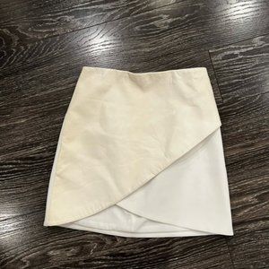 Alice + Olivia Leather Mini Skirt